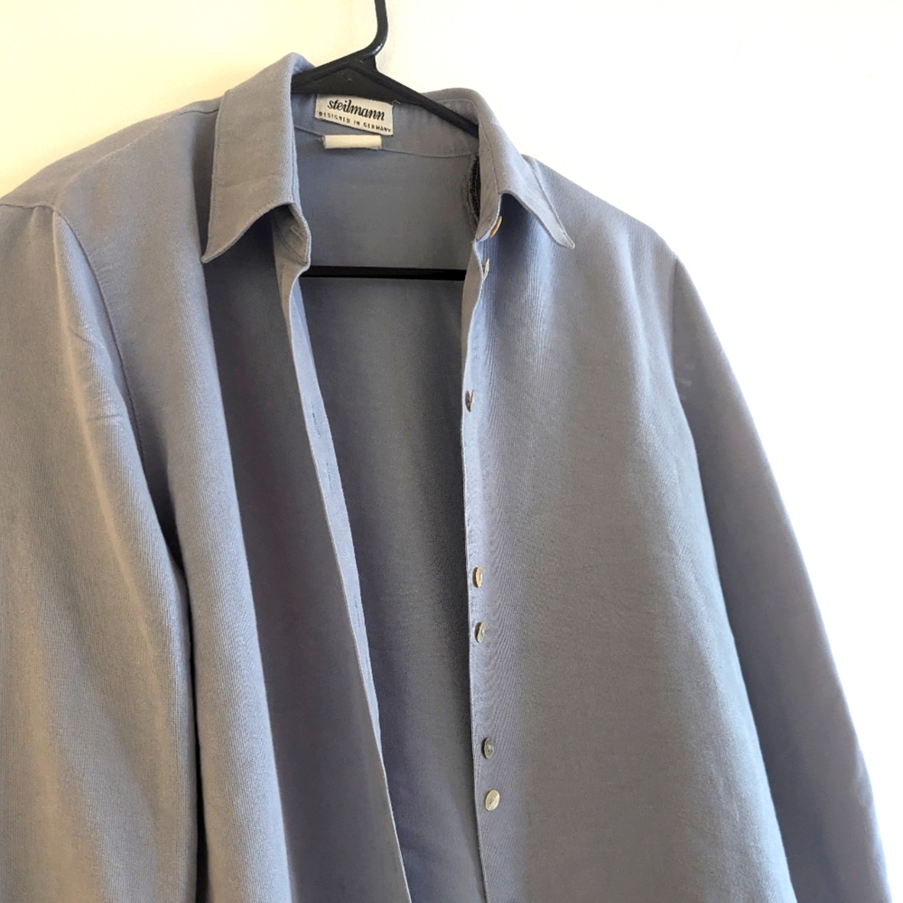 Chemise Steilmann vintage avec épaulettes